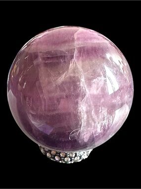 Purple Fluorite Crystal Sphere